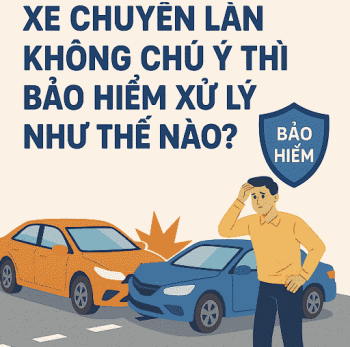 Trường hợp xe chuyển làn không chú ý gây va chạm thì bảo hiểm xử lý như thế nào?
